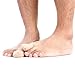 1 Pair Adjustable Cuttable Lined Gel Big Toe Covers Sleeves Ribbed Knit Toe Caps