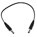 Valley Enterprises 1 Foot Male to Male 2.1mm x 5.5mm Plug DC Power Adapter Cable 18GA primary