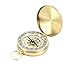 Camping Survival Compass Classic Pocket Style Copper Clamshell Compass 1 Pack