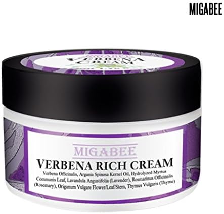 [MIGABEE] Verbena Rich Cream 50ml, 100% Natural Ingredient Botanical Skin Care, Skin Regenerating &amp; Moisturizing