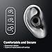 Letscom Wireless Earbuds, Upgraded Bluetooth 5.0 Headphones Deep Bass True Wireless Earbuds Stereo Hi-Fi Sound Wireless in-Ear Earphones with Mic and Charging Case