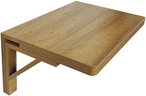 Wall Mounted Drop Leaf Table Simple Computer Dining Office Table With 2 Brackets Solid Wood Foldable Laptop Desk Shelf Workstations For Small Spaces 60x40cm Buy Online At Best Price In Uae Amazon Ae