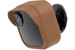 For Blink Outdoor 2K+ Silicone Case Protective Cover for Outdoor Camera Shield Against Dust Scratches and Impacts (Brown)