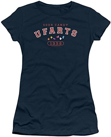 Farts Sour Candy Farts University 1998 College Juniors Sheer T-Shirt Tee