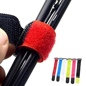 Kantreer Scratch Pour Canne à Pêche [lot De 6] Accessoire Velcro Pour Canne Spinning, Casting, Leurre, Mouche, Rockfishing, Streetfishing, Carnassier, Carpe, Mer, Truite, Brochet, Bateau Leurre.