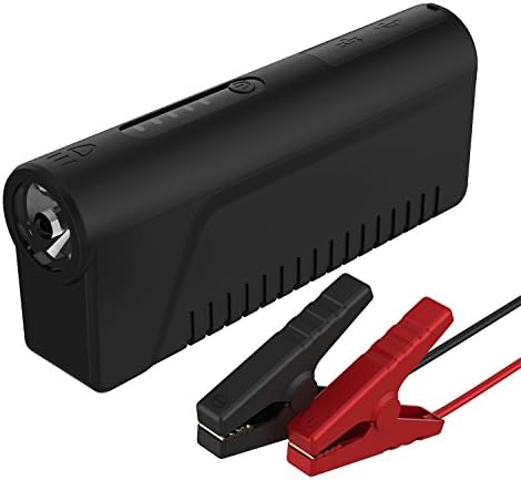 Homexin Car Jump Starter 15000mAh 600A Peak Power Battery Charger Car Jump Starter with built-in LED flashlight,for fire escape ,for saving life