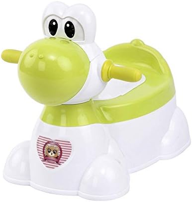 MKOOL Cute Comfort Dinosaur Enlarge Potty Training Seat with Wheels for Kids(Green)