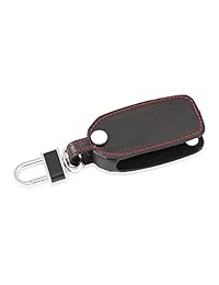 Funda de cuero AndyGo para llaves, con 3 botones