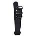 Randon Watch Bands NATO Straps 1.5mm Thickness Quality Heavy Duty Ballistic Nylon Strap with Black Stainless Steel Buckle (Black, 22mm)