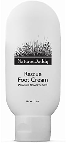 RESCUE FOOT CREAM,--- CREMA PARA LOS PIES DE RESCATE; -- RESCUE SUPERIOR FOOT CREAM; --- A PODIATRY SKIN RESTORATION PRODUCT; FOR HEEL CRACKS; DRY SKIN, ROUGHNESS . VERY LITTLE GOES FAR. 118 ML .