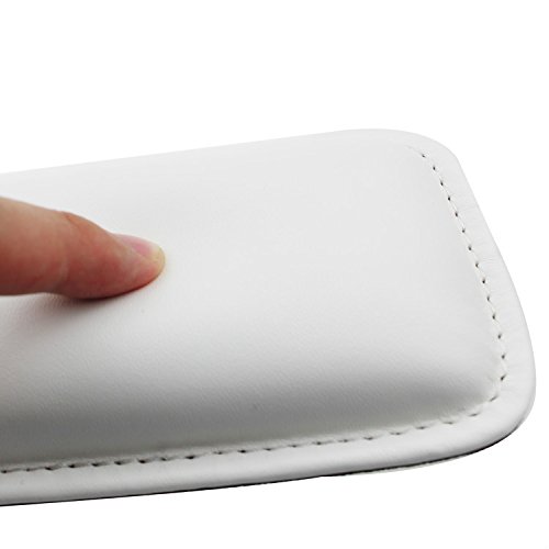 Wrist Rests,Keyboard Wrist Rest Pad,White PU Leather Palm Support Wrist
