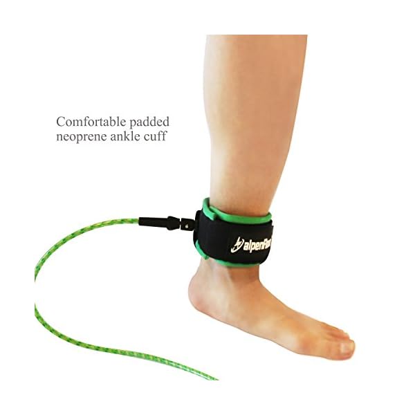 A ALPENFLOW 6‘ Premium Surfboard Leash 6ft Surf Board Leg Rope SUP