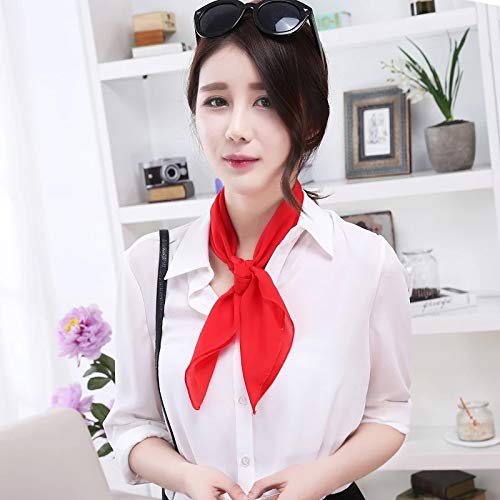 1950s Square Chiffon Scarf and polka dot headband Costume Accessories Set for Women 1950s Square Chiffon Scarf and polka dot headband Costume Accessories Set for Women