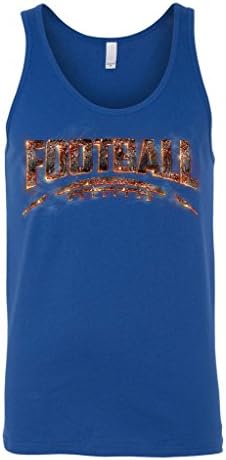 Molten Football Super Bowl Fitness Gym Mens Tank Top Large Royal Blue