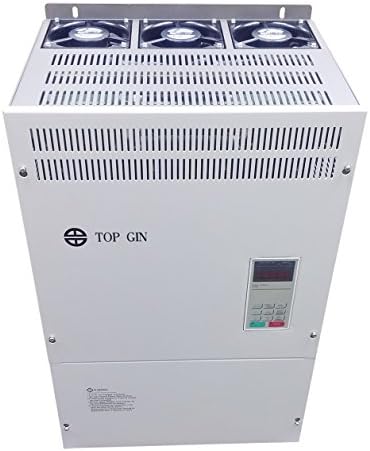 TOP GIN 75KW 220V 100HP 260A New Variable Frequency Drive Inverter VFD Applicable To Permanent Magnet Servo Controller IP For Spindle Motor Speed Control With English Operation Manual (VFD-75KW 220V)