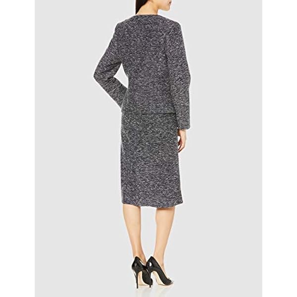 Cecile セシール アンサンブルスーツ ワンピース ノーカラージャケット フォーマル 通勤 レディース