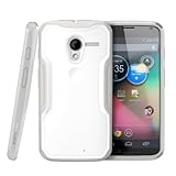 Moto X Phone Case, SUPCASE Unicorn Beetle Series Premium Hybrid Protective Bumper Case for Motorola Moto X Phone, White/Gray [Free HD Clear Screen Protector, Bubble Free Installation Instruction Included]