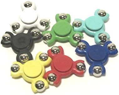 Pencil mini fidget spinner, ABS plastic + Premium Quality hybrid ceramic bearing + stainless steel ball. Perfect for ADD, ADHD, ANXIETY, and AUTISM. Adult - Children. by CFGpro in YELLOW