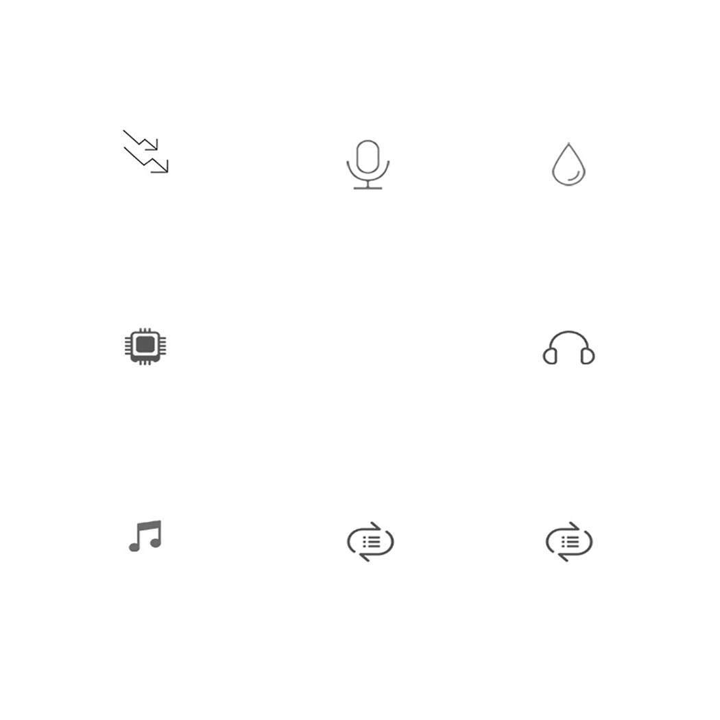 banlany Wireless Bluetooth Mini Headsets Lightweight HiFi Waterproof Handsfree in-Ear Earphones Headphones