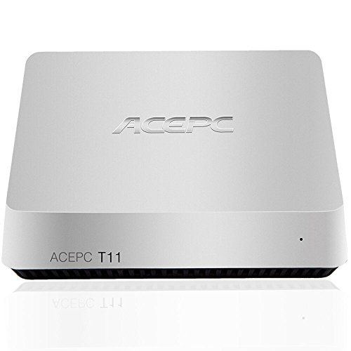 Mini pc, acepc t11 mini fanless desktop computer window…