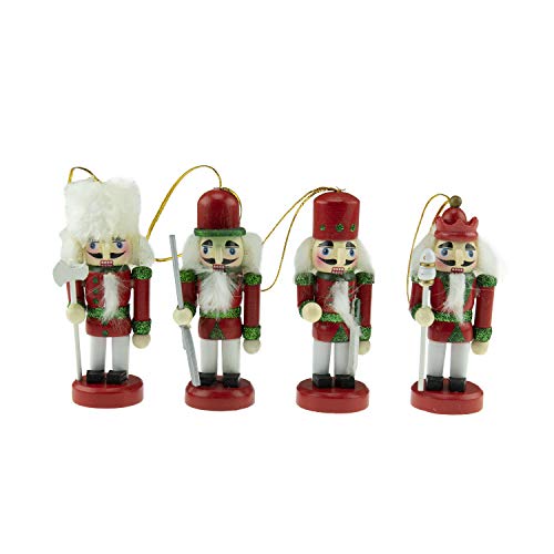Clever Creations Red Soldiers 4 Pack 4 Inch
