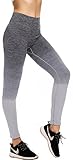 RUNNING GIRL Ombre Yoga Pants Ultrasoft Performance Active Stretch High Waisted Running Leggings