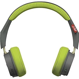 Plantronics BackBeat 500 stereo Bluetooth-headset/hoofdtelefoon, geheugenschuim, dual Bluetooth, on-ear, grijs/groen