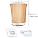 Zookki Essential Oil Diffuser, 200ml Ultrasonic Aromatherapy Diffuser Humidifier with Adjustable Mist Mode, 8 Colors LED Lights Changeable and Waterle (wood grain 2 pack) …