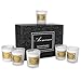 Aromama Scented Candles, Natural Soy Wax Aromatherapy Glass Candle Gift Set, Jasmine, Lotus, Lilac, Gardenia, Rose, Vanilla, Pack of 6