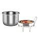 Kspowwin Steamer Rack Trivet with Handles Multiple Purposes Accessories for Instant Pot and Electric Pressure Cookers 6QT 8QT