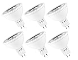 Hyperikon LED MR16 GU5.3, 6W (50W Replacement), 2700K (Warm White), Spot Light Bulb, Narrow Beam Angle, Living Room, Track Lighting, Bedroom, Accent and Spotlight (6 Pack)