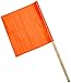 Mutual Industries 14994-0-12 Standard Vinyl Highway Safety Traffic Warning Flag, 12