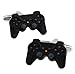 Fashion Cufflinks Silvertone/Enamel Cufflinks (Gamepad)