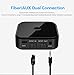 Bluetooth 5.0 Transmitter Receiver – Digital Optical TOSLINK and 3.5mm AUX Adapter with 3D Surround aptX Low Latency for Home Music Streaming Stereo Systemthumb 3