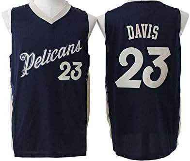 Mens New Orleans Pelicans Anthony Davis #23 Deep Blue Christmas Edition Basketball Jersey XL