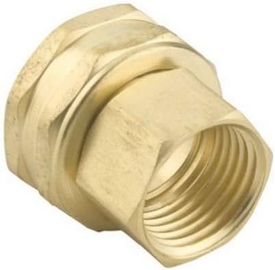 Green Thumb 5fps7fgt Brass Double Female Swivel 3/4" Hose To 1/2" Pipe Connector