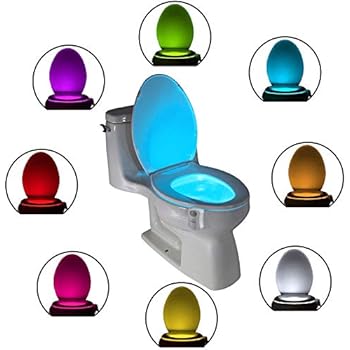  Rainbowl Motion Sensor Toilet Night Light