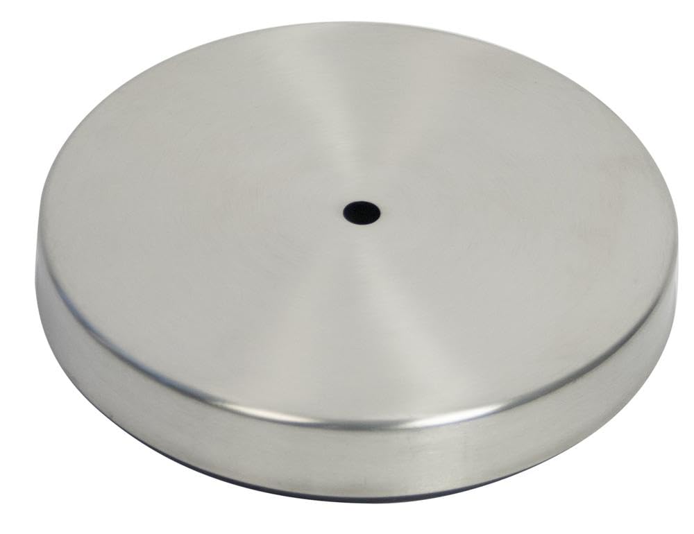 Securit 25 x 25 cm Stainless Steel Smoking Post Base