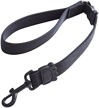 Basic 1.7Ft Training Leashes - Leash for Medium and Larger Dogs (1.7Ft, Black)