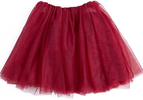 Baby Toddlers Girls Tulle Skirt Super Soft Classic 5 Layers Princess Tutu Skirts (6M-15Years)