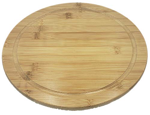 Premium Bamboo Cake Stand - 12 inch Cake Stand On Pedestal- Natural Bamboo Cake Decorating Stand - 100% Natural ideal for Use at Parties, Weddings, Restaurants - Thumbnail 3
