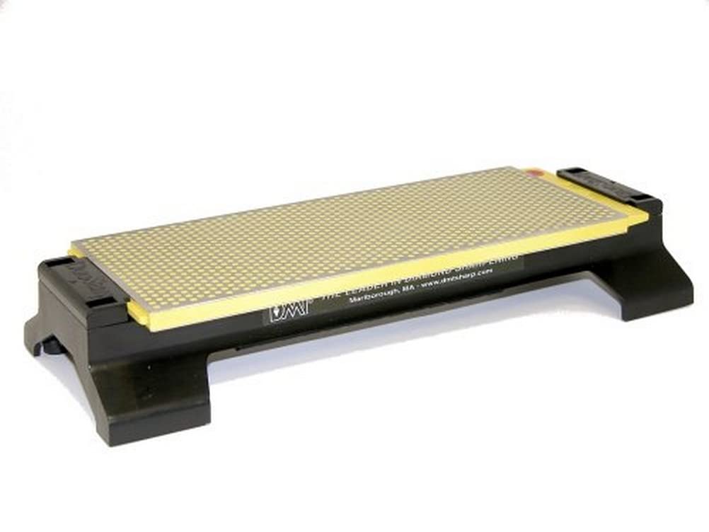 Photo 1 of Diamond Machining Technology (DMT) W250CX-WB DuoSharp Double-Sided Diamond Sharpening Stone Bench With Base, Fine/Extra Fine, 10 Inch 