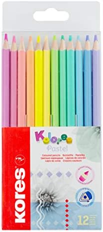 Kores Kolores COLOUR PENCIL Triangular Pastel Pk24 (93321)*104674