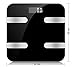 Kingta Bluetooth Smart Body Fat Scale Monitor Body Fat,Scale Body Fat,Total Body Water,Muscle Mass and Bone Mass for Your Family(Black)