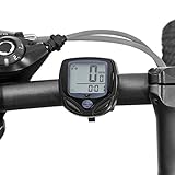 XINTO Premium Bicycle Odometer and Speedometer, Wireless Backlight Waterproof Cycle Bike Computer with Large LCD Display and Multi-Functions