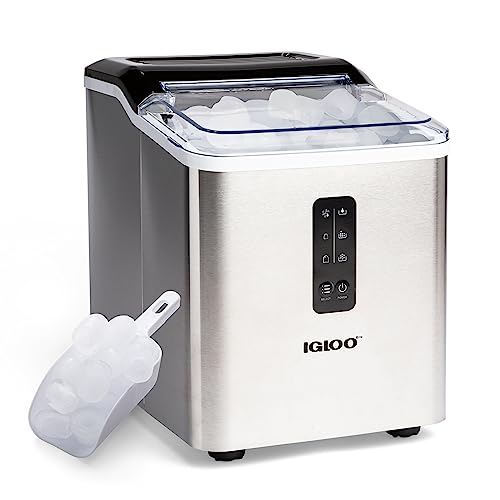 Igloo Automatic Ice Maker, Self Cleaning, Countertop Size, 26 Pounds
