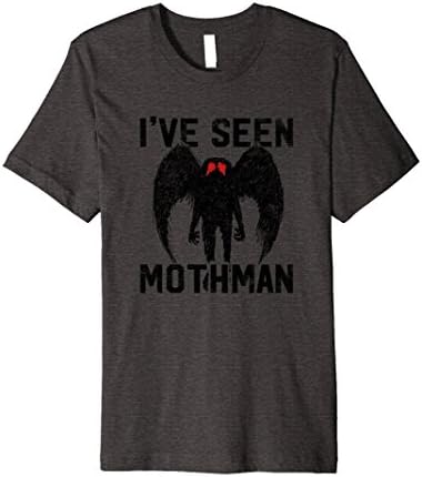 Mens I've Seen Mothman TShirt Cryptozoology Sighting T Shirt Large Dark Heather