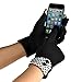 Binmer(TM)Womens Touch Screen Winter Warm Elegant Wrist Gloves Mittens (Black)