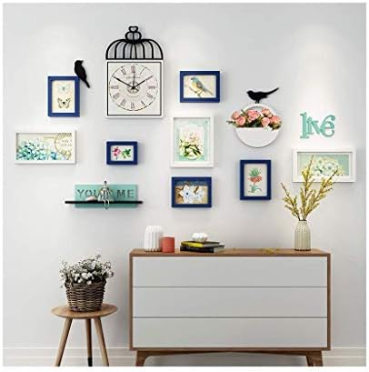 Ljnyfホーム用クリスマスの飾り フォトフレーム壁掛け 写真セットシンプルクリエイティブ装飾的な写真を壁掛け絵画