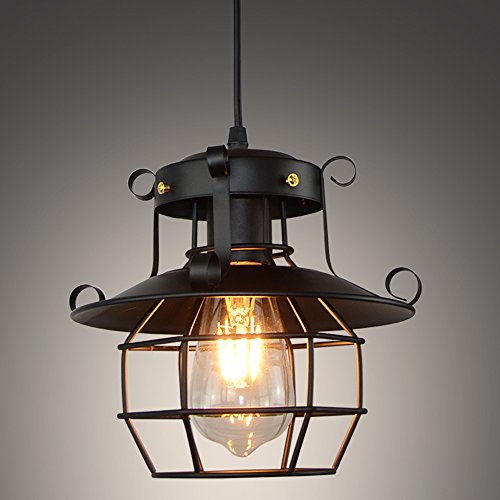GZQ Ceiling Pendant Light Flush Mount Retro Metal Ceiling Lamp Shade Decoration for Hallway, Study Room, Office, Dining Room, Bedroom, Living Room,Coffee, Bar, Restaurant (Style 4)